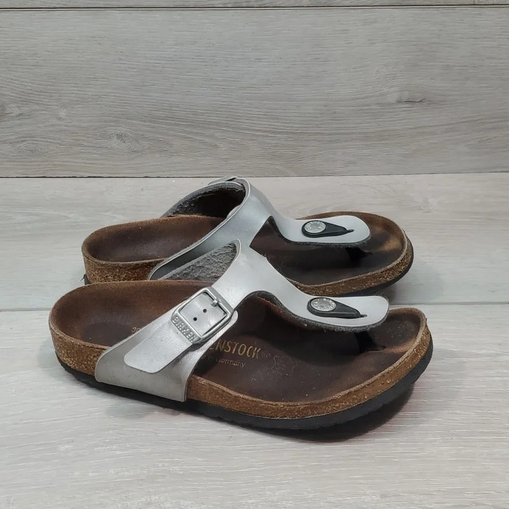 Birkenstock Kids Girls Thong Sandals Slide Flats shoes sz 30/C12